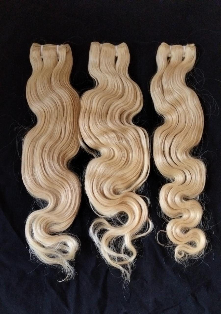 100% Raw Indian Blonde 613