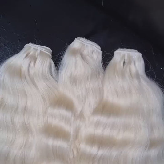 100% Raw Indian Blonde 613